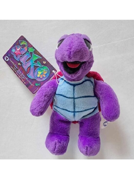 Grateful Dead Other - Grateful Dead Bean Beanie Bear Aiko Turtle Limited Edition Purple Plush Doll NWT